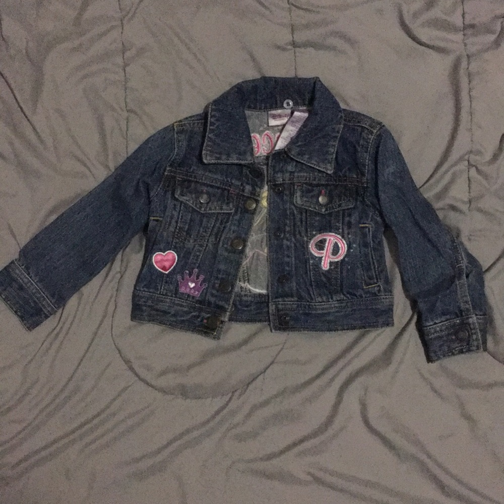 Girls DISNEY PRINCESS toddler jean jacket